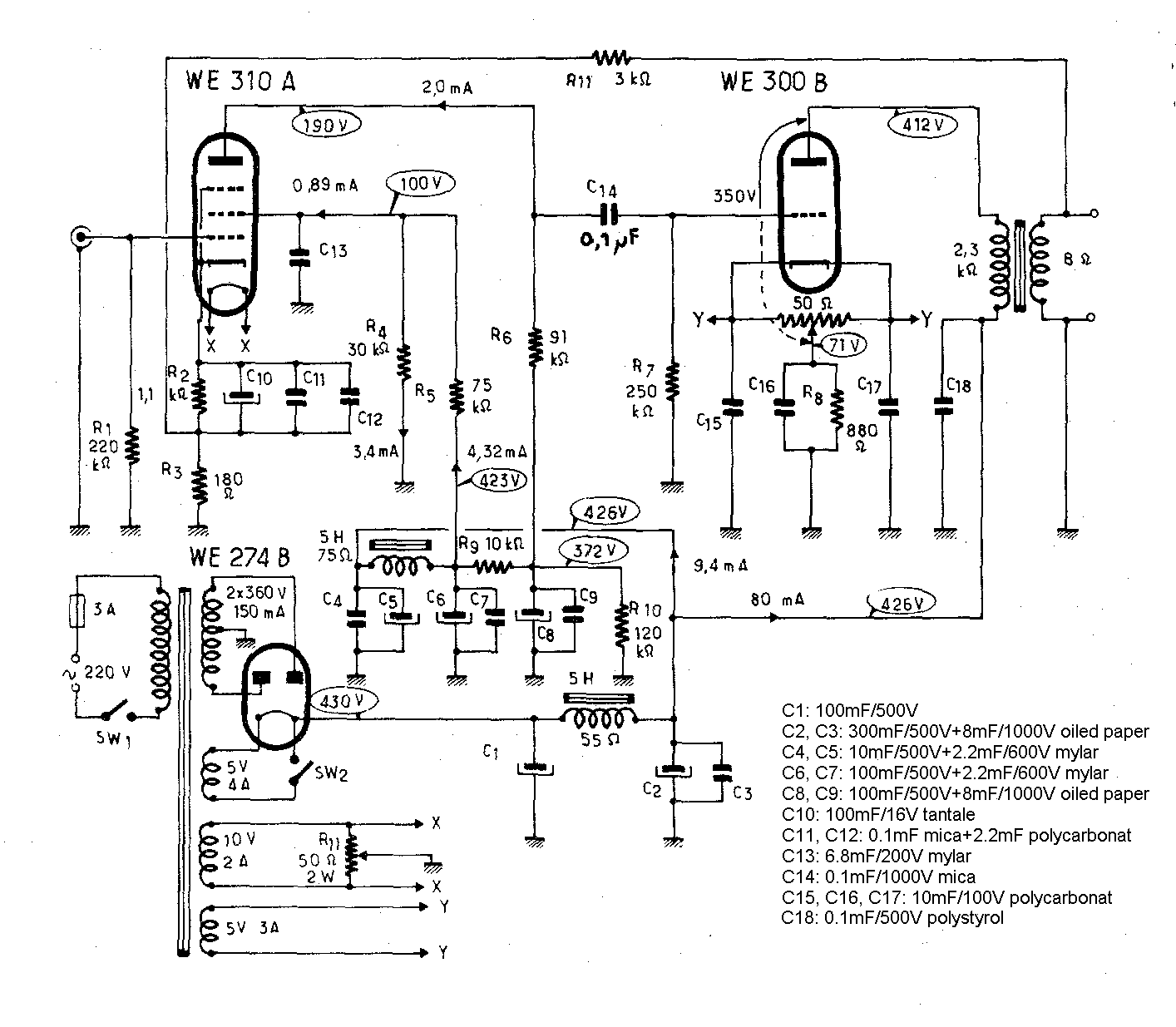 Stereo Tube Amp Schematic